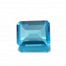 1 Pcs. Of Lab Created Blue topaz Rectangle Radiant Cut 6x4mm loose gemstone for jewelry