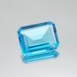 1 Pcs. Of Lab Created Blue topaz Rectangle Radiant Cut 6x4mm loose gemstone for jewelry