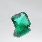 1 Pcs. Of Lab Created Emerald Square Asscher Cut 3mm loose gemstone for jewelry