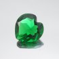 1 Pcs. Of Lab Created Emerald Heart Fine Step Cut 3mm loose gemstone for jewelry