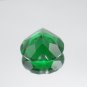 1 Pcs. Of Lab Created Emerald Heart Fine Step Cut 3mm loose gemstone for jewelry
