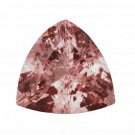 1 Pcs. Of Lab Created Morganite Trillon Brilliant Cut 3mm loose gemstone for jewelry