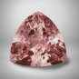 1 Pcs. Of Lab Created Morganite Trillon Brilliant Cut 3mm loose gemstone for jewelry
