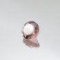1 Pcs. Of Lab Created Peach morganite Round Brilliant Cut 3mm loose gemstone for jewelry