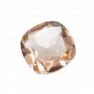 1 Pcs. Of Lab Created Peach morganite Cushion Fine Step Cut 3mm loose gemstone for jewelry