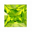 1 Pcs. Of Lab Created Peridot Square Princess Cut 3mm loose gemstone for jewelry