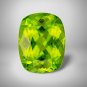 1 Pcs. Of Lab Created Peridot Cushion Fine Step Cut 6x4mm loose gemstone for jewelry