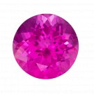1 Pcs. Of Lab Created Pink tourmaline Round Brilliant Cut 3mm loose gemstone for jewelry