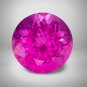 1 Pcs. Of Lab Created Pink tourmaline Round Brilliant Cut 3mm loose gemstone for jewelry