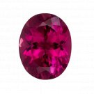 1 Pcs. Of Lab Created Rubellite tourmaline Oval Fine Step Cut 6x4mm loose gemstone for jewelry