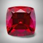 1 Pcs. Of Lab Created Ruby Cushion Fine Step Cut 3mm loose gemstone for jewelry
