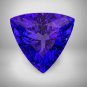 1 Pcs. Of Lab Created Tanzanite Trillon Brilliant Cut 3mm loose gemstone for jewelry
