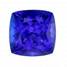 1 Pcs. Of Lab Created Tanzanite Cushion Fine Step Cut 3mm loose gemstone for jewelry