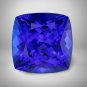 1 Pcs. Of Lab Created Tanzanite Cushion Fine Step Cut 3mm loose gemstone for jewelry