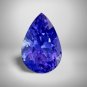 1 Pcs. Of Lab Created Tanzanite Pear Fine Step Cut 6x4mm loose gemstone for jewelry