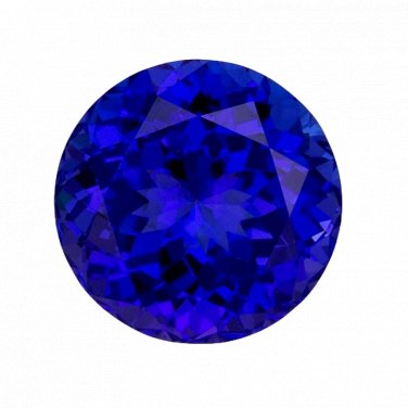 1 Pcs. Of Lab Created Tanzanite round Brilliant Cut 3mm loose gemstone for jewelry