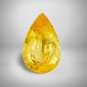 1 Pcs. Of Lab Created Yellow sapphire Pear Fine Step Cut 6x4mm loose gemstone for jewelry
