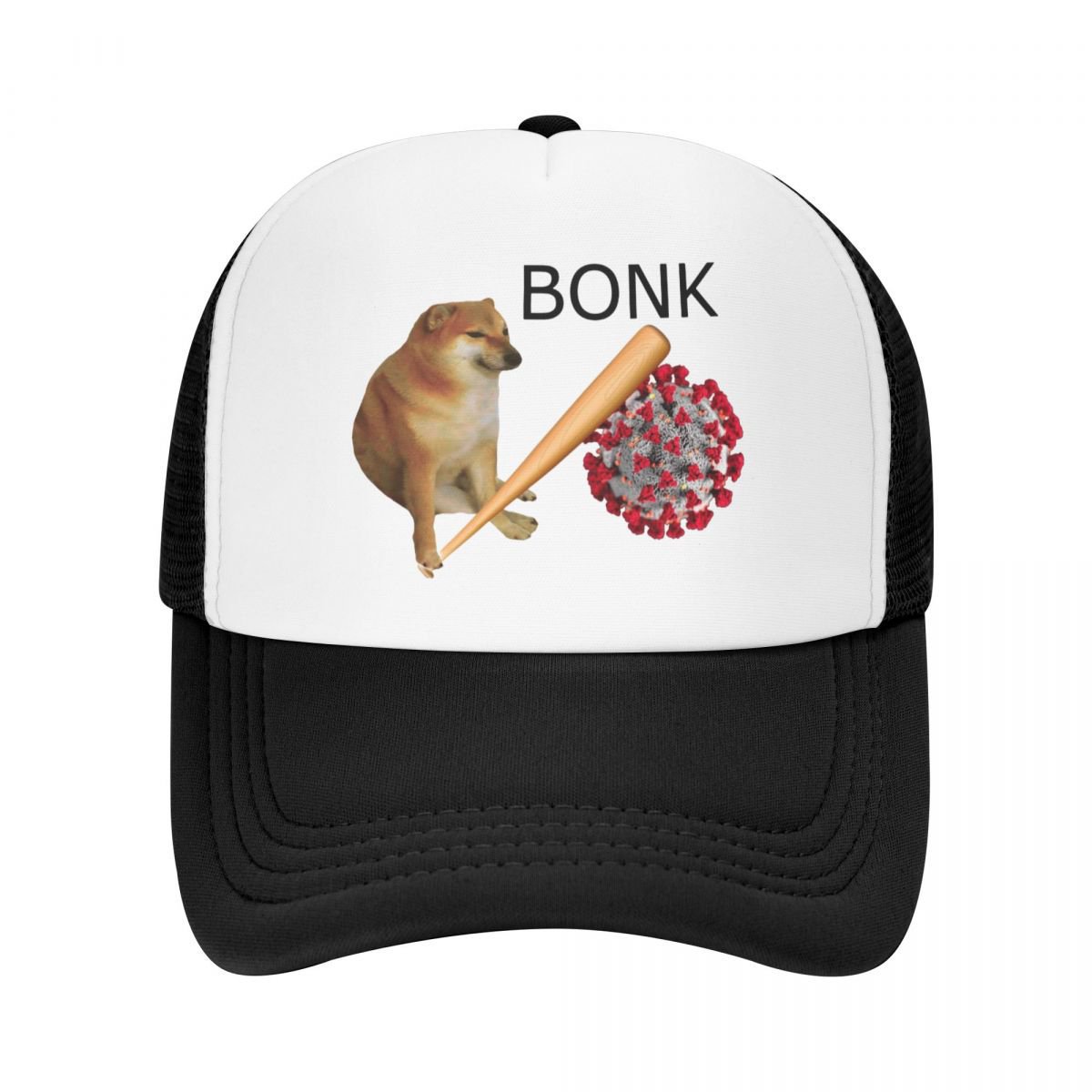 Shiba Inu Dog Cheems Bonk Meme Trucker Hat Baseball Cap Caps Snapback Hats