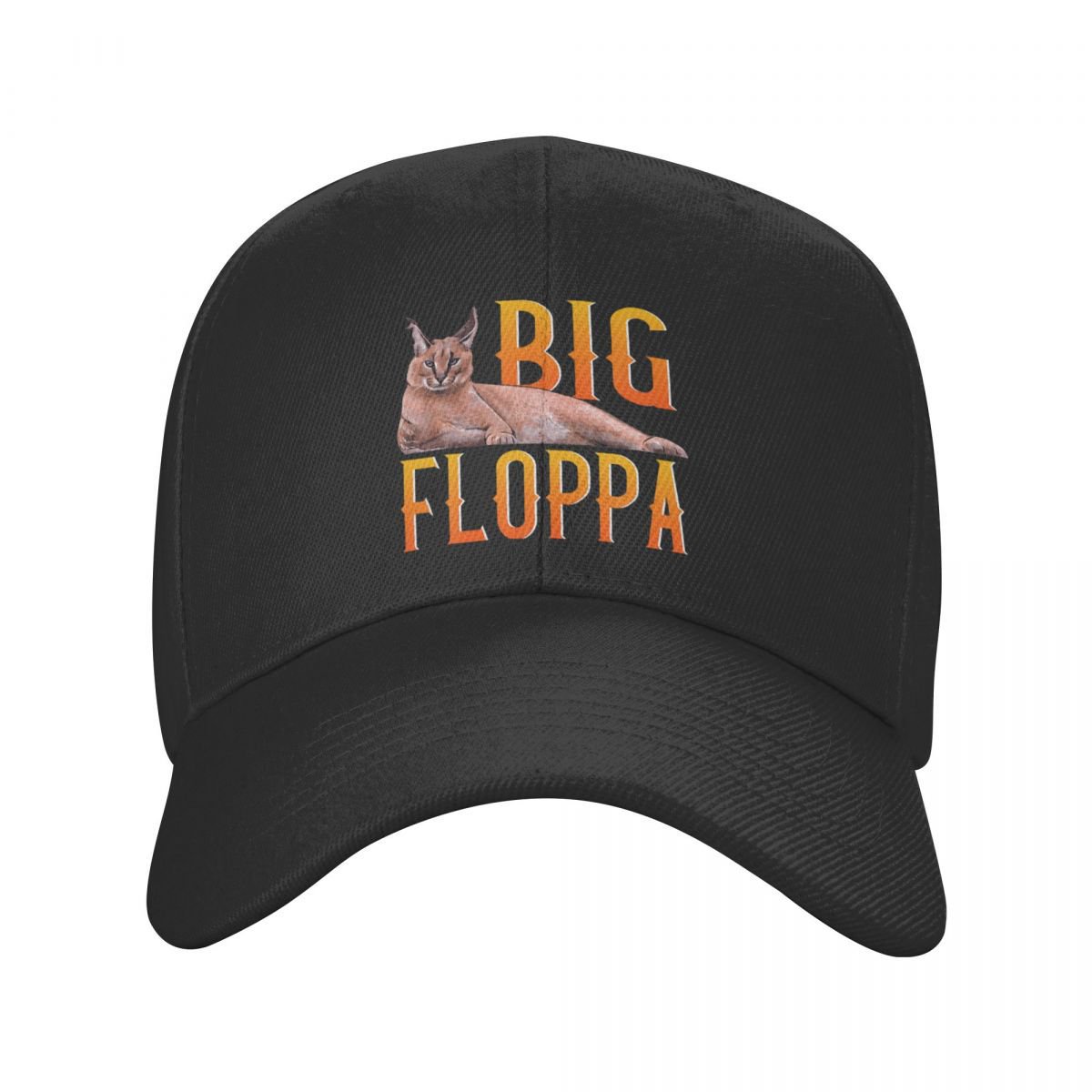 Big Floppa Meme Baseball Cap Cute Caracal Cat Hat Sports Trucker Caps