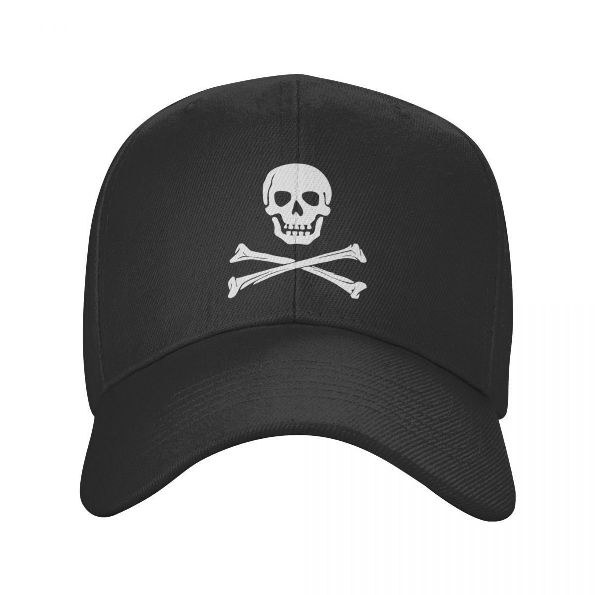 Skull Crossbones Pirate Flag Jolly Roger Baseball Cap Dad Hat Snapback Caps