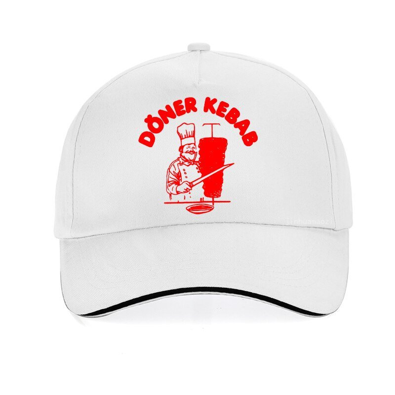 Doner Kebab Print Baseball Cap Unisex Fishing Hunting Hats Cotton ...