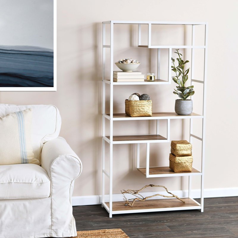 Gateshead Etagere Bookcase Trent Austin Design, Coastal Oak