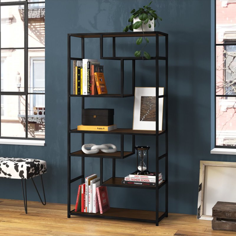 Gateshead Etagere Bookcase Trent Austin Design, Walnut