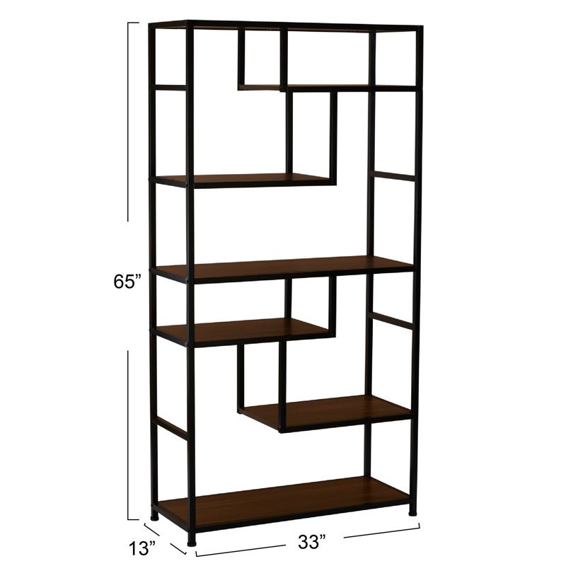 Gateshead Etagere Bookcase Trent Austin Design, Walnut
