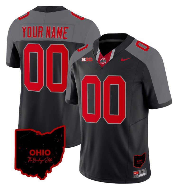 Ohio state football jersey with name best sale