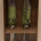 NEW Williams Sonoma Vegetable Garden Green Peas Spreaders stainless Knives S/2