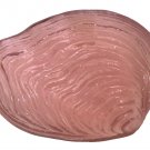 New Art Glass hand made Pink Seashell Paperweight Nautical Decor RARE