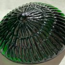 New Art Glass hand made Dark Green Seashell Paperweight Nautical Decor