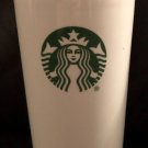 NEW Starbucks Travel Cup Tall Ceramic Tumbler Siren Logo White 10 oz Black Lid NEW Starbucks Travel Cup Tall Ceramic Tumbler Siren Logo White 10 oz Black Lid