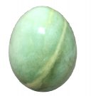 NEW Barnes & Noble Italy Ducceschi Alabaster Egg Paperweight Sage Green