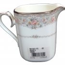 New Noritake 4775 Newcastle Platinum trim Creamer Open Small Pitcher Bone China