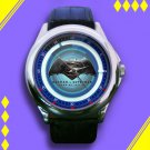 Brand New Batman v Superman Dawn Of Justice Logo Custom Leather Watch
