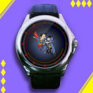 Brand New Batman Vs Superman Custom Leather Watch