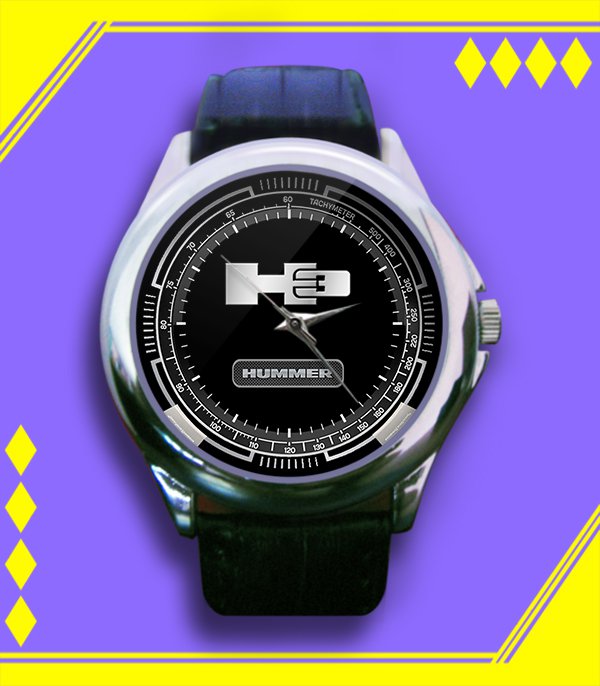 Brand New Hummer 3 Custom Leather Watch