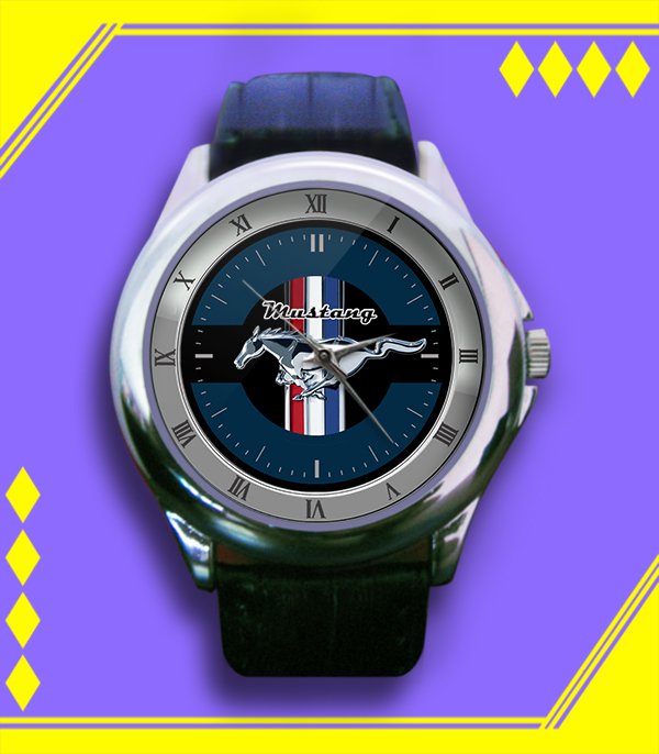 Brand New Mustang 1 Custom Leather Watch