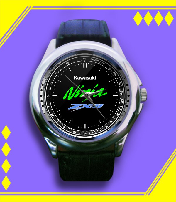 Brand New Ninja ZX110 Custom Leather Watch