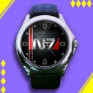 Brand New Mass Effect N7 Logo Custom Leather Watch