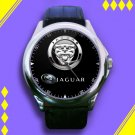 Brand New Jaguar Logo Custom Leather Watch