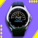 Brand New Mazda Logo Speedometer Custom Leather Watch