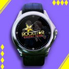 Brand New RockStar Energy Drink Logo Custom Leather Watch