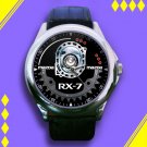 Brand New Rotari Engine RX-7 Custom Leather Watch