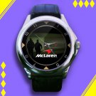 Brand New Mclaren Honda Logo Custom Leather Watch