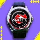 Brand New Mosquito Garelli Logo Custom Leather Watch