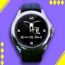 Brand New Death Note Logo White Custom Leather Watch