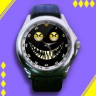 Brand New Evil Smile Custom Leather Watch