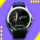 Brand New Resident Evil 5 - Albert Wesker Custom Leather Watch